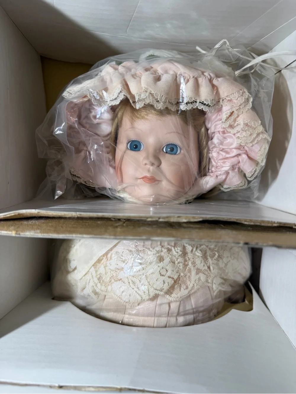 Jan Hagara 1988 Sophie Blonde Girl Doll in Pink Dress 19